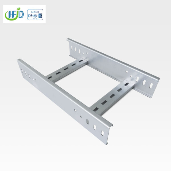 Bandeja para cables de escalera galvanizada en caliente de alta resistencia
