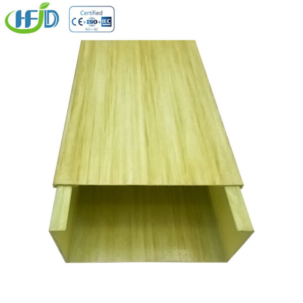 FRP Fiberglass Cable Tray with Cover – Custom Color - Imagen 3