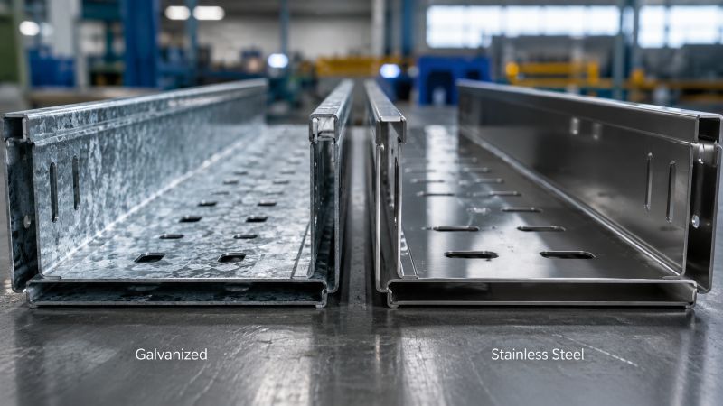 Galvanized vs Stainless Steel Cable Tray 2