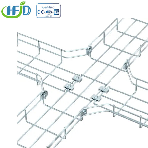 Floor Mounted Wire Mesh Cable Tray Support System - Image 2