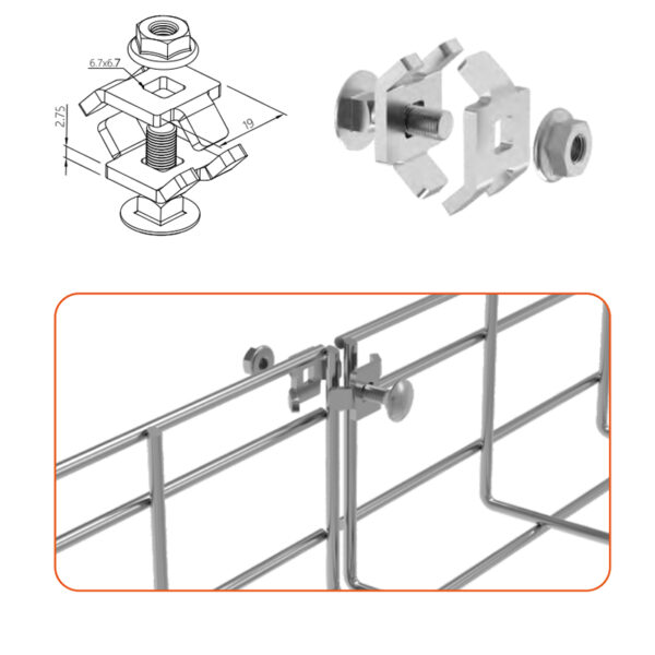 Wire Mesh Cable Tray Coupler