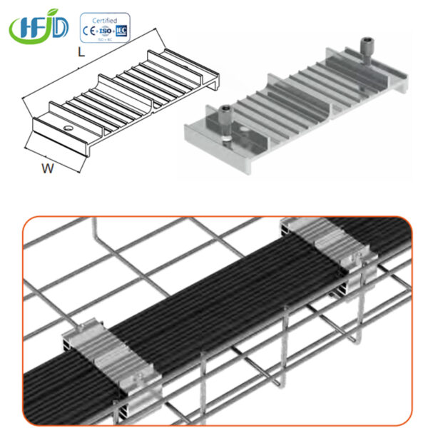 Aluminum Cable Cleat for Wire Mesh Cable Tray
